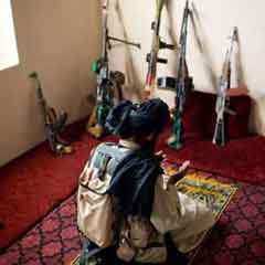 Taliban karargahından çok özel görüntüler (FOTO)