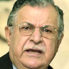 Talabani'den yaralılara para yardımı