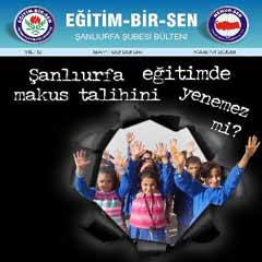 Eğitim-Bir-Sen Urfa'yı kapak yaptı