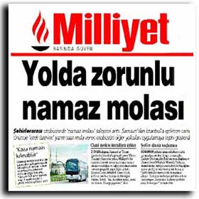 Doğan'ın bugünkü yalancısı Milliyet!