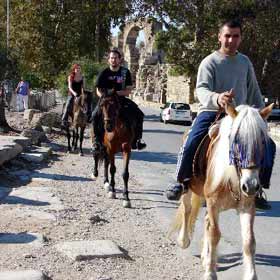 Side'de at safari turları