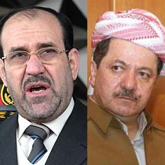 Barzani ile Maliki birbirine girdi