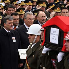 Şehit Binbaşı'ya son veda