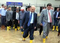 Bayraktar ile Eroğlu, Canik ilçesindeki dereleri inceledi