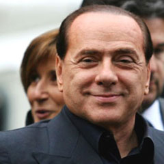Berlusconi'den Merkel'e şok karşılama!