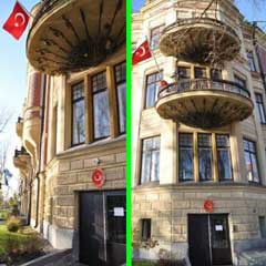 Türk elçiliği restore edildi