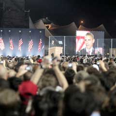 İşte Obama'nın ilk zafer konuşması!