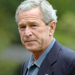 Bush, seçim gününü gözlerden uzak geçiriyor