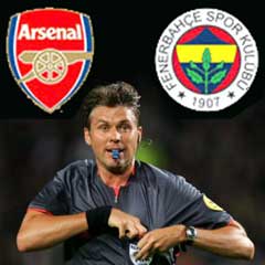 Arsenal-Fenerbahçe maçının hakemi açıklandı