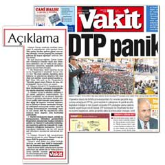 İşte Vakit'in "Üzmez" açıklaması