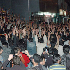 Beraberlik Eskişehirlileri sokağa döktü