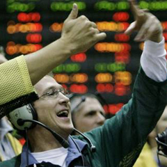 Borsa coştu