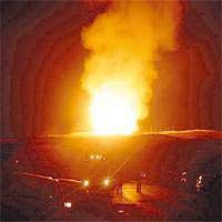 Doğalgaz boru hattına bombalı saldırı