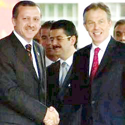 Başbakan Erdoğan, Blair'i ile görüştü