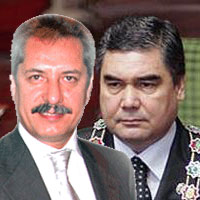 Türkmen lider, Çalık'la görüştü