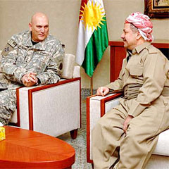 ABD'li general, Barzani ile görüştü