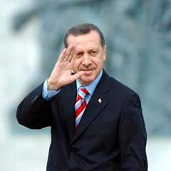 Erdoğan Türkmenistan'a gitti