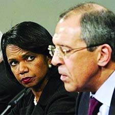Rice ve Lavrov bir araya geldi