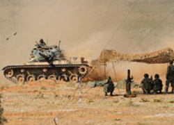 Kilis'te askeri tatbikat