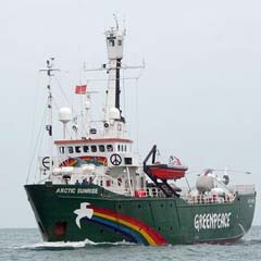 Greenpeace gemisi Türkiye'de