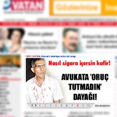 ‘Nasıl oruç tutmazsın kafir!’ yalanı