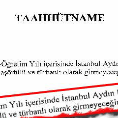 'Taahhüt'lü zulüm
