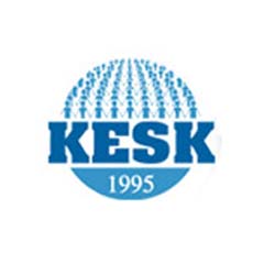 KESK, AK Parti il binası önüne çelenk bıraktı