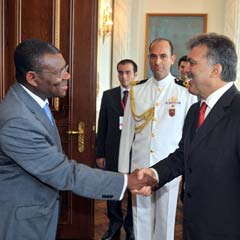 Gül, 21 Afrikalı heyetle görüştü