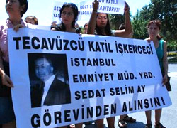 Eylemci kadınlardan yanlış fotoğraf
