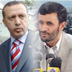 Erdoğan Tiflis'te Ahmedinejad İstanbul'da