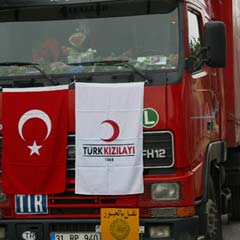 Türk Kızılay'ı, Gürcistan'a geçmeye başladı
