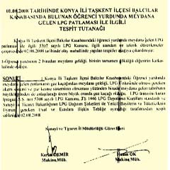 İşte o rapor