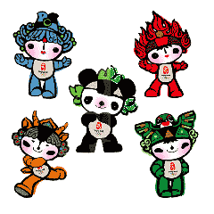 Olimpiyatların maskotu 5 bebek