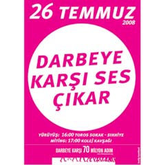 Ankara'da 'beyaz' eylem