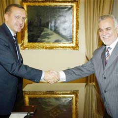 Erdoğan, Haşimi ile görüştü
