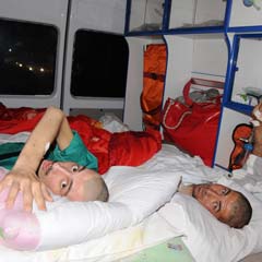 'Telafer' yaralıları Ankara'da