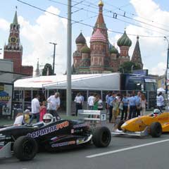 Kremlin'de Formula-1 şovu