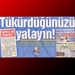 'Tükürdüğünüzü yalayın!'