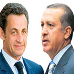 Erdoğan, Sarkozy ile görüştü