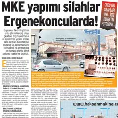 Ergenekoncularda çıkan silahların listesi