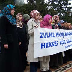 Van'da başörtüsü yasağı tepkisi