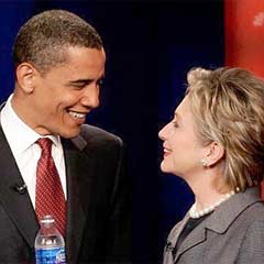 Obama Hillary'yi övdü