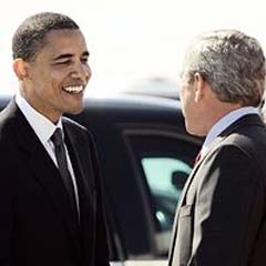 Bush, Obama'yı kutladı