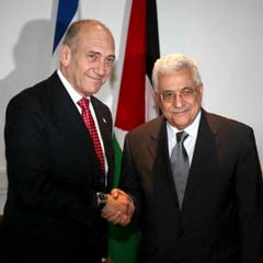 Olmert, Abbas'la biraraya geldi