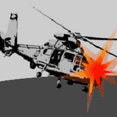 Çin'de askeri helikopter düştü