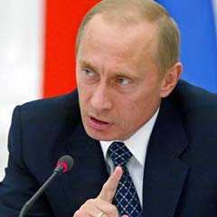 Putin sert konuştu