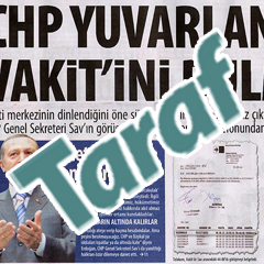 Taraf tarafını gösterdi