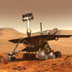 Uzay aracı robot kolunu oynattı
