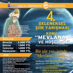 'Mevlana Konulu Yarışması' sonuçları belli oldu