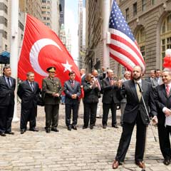 New York kırmızı beyaz